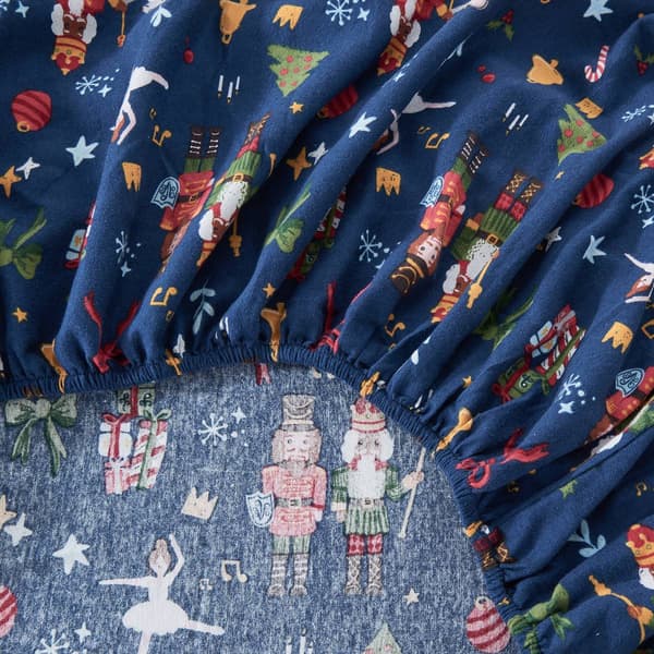 Freshfolds Cotton Happy Hillside Holiday 4pc. Flannel Sheet Set