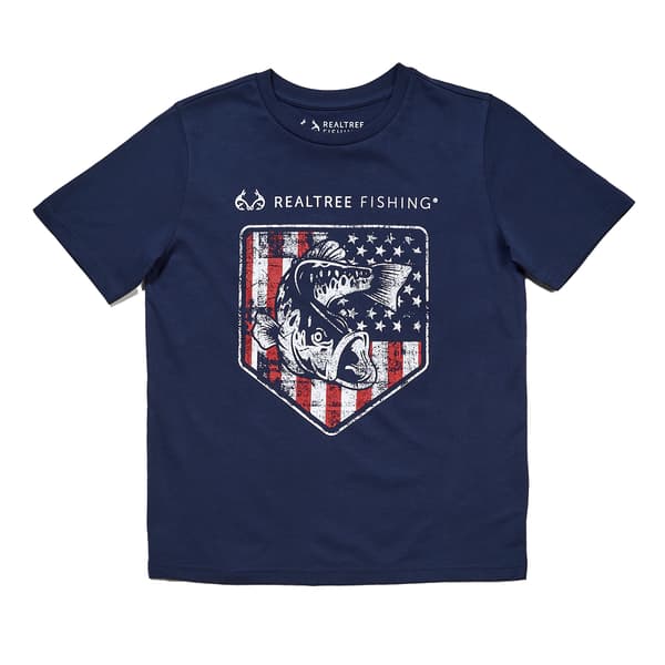 Boys (8-18) Realtree(R) Fishing Flag Short Sleeve Tee - image 