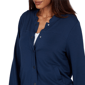 Petite Alfred Dunner Good To Go Snap Button Bomber Jacket - image 5