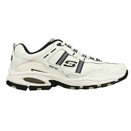 Skechers Men's Vigor 2.0 - Serpentine Sneakers, White/Navy, 7 M US :  : Clothing, Shoes & Accessories