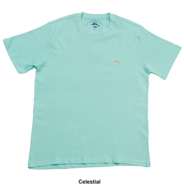 Mens Joe Marlin Solid Fish Tee