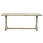 9th & Pike® Farmhouse Brown Wood Bench - image 5