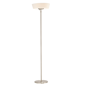 HomeRoots 71 Brushed Led Torchiere Floor Lamp With White Empire - image 1
