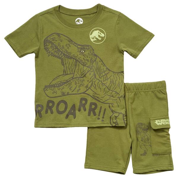 Boys &#40;4-7&#41; Jurassic World 2pc. French Terry Top & Shorts Set - image 