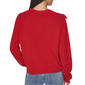 Womens DKNY Long Sleeve Cross Body Fringe Sweater - image 2