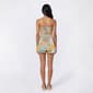 Juniors No Comment Abstract Print Strapless Romper w/ Belt - image 2