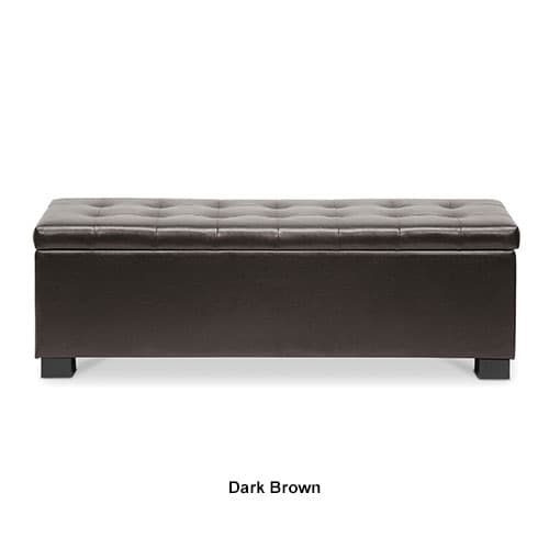 Baxton Studio Roanoke Contemporary Ottoman