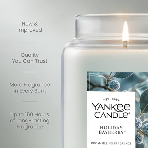 Yankee Candle&#174; Signature 22oz. Holiday Bayberry Jar Candle