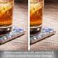 4pk. Beautiful Hydrangea Square Coaster Set - image 5