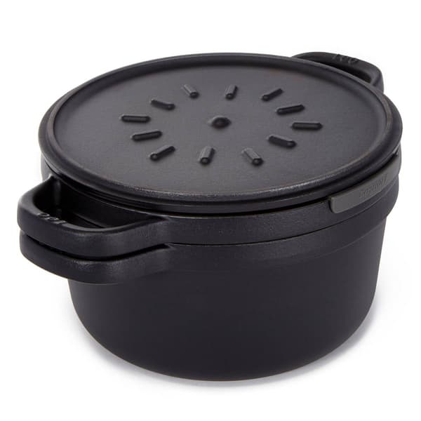 BergHOFF Graphite Enamel Cast Iron 10.25in. Covered Stockpot