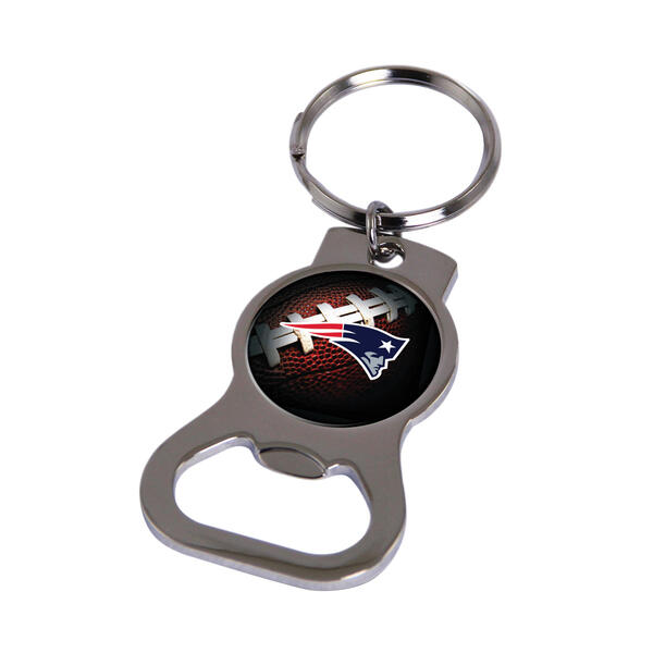 NFL New England Patriots Bottle Opener Keychain - image 