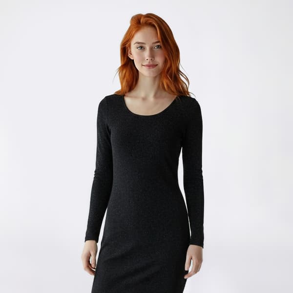 Juniors Madden Girl Lurex Knit Cutout Back Sheath Dress