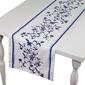 Spode&#40;R&#41; Blue Portofino Blue & White Floral Table Runner - 14x74 - image 1