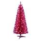 Puleo International 4.5ft. Pre-Lit Tinsel Christmas  Tree - image 1