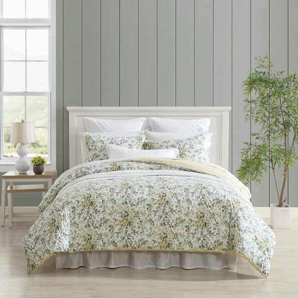 Laura Ashley Country Meadow Cotton Comforter Set