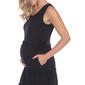 Womens White Mark Tiered Midi Maternity Dress - image 4