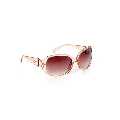 Womens O by Oscar Plastic Wrapped Rectangular Sunglasses