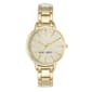 Womens Nine West Gold-Tone Bracelet Watch - NW-2098CHGB - image 1