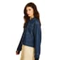 Womens CITY BLUES Pleated Front Denim Jacket - image 3