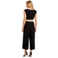 Petite Connected Apparel Sleeveless Crepe V Neck Jumpsuit - image 2