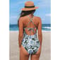 Womens Cupshe Lace Trim Floral One Piece Swimsuit - image 2