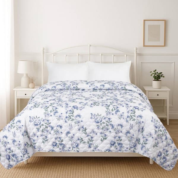 Ashley Cooper(tm) Melanie Floral Vine Print Quilt - image 