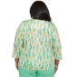 Plus Size Alfred Dunner Rise & Shine Bright Stroke Blouse - image 2