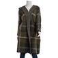 Womens Joseph A. Long Sleeve Oregon Plaid Hooded Coatigan - image 1