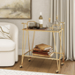 Linon Home Decor Ellie Gold Bar Cart - image 7