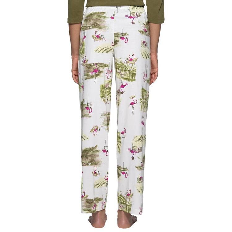 Plus Size HUE® Vineyard Flamingos Pajama Bottoms