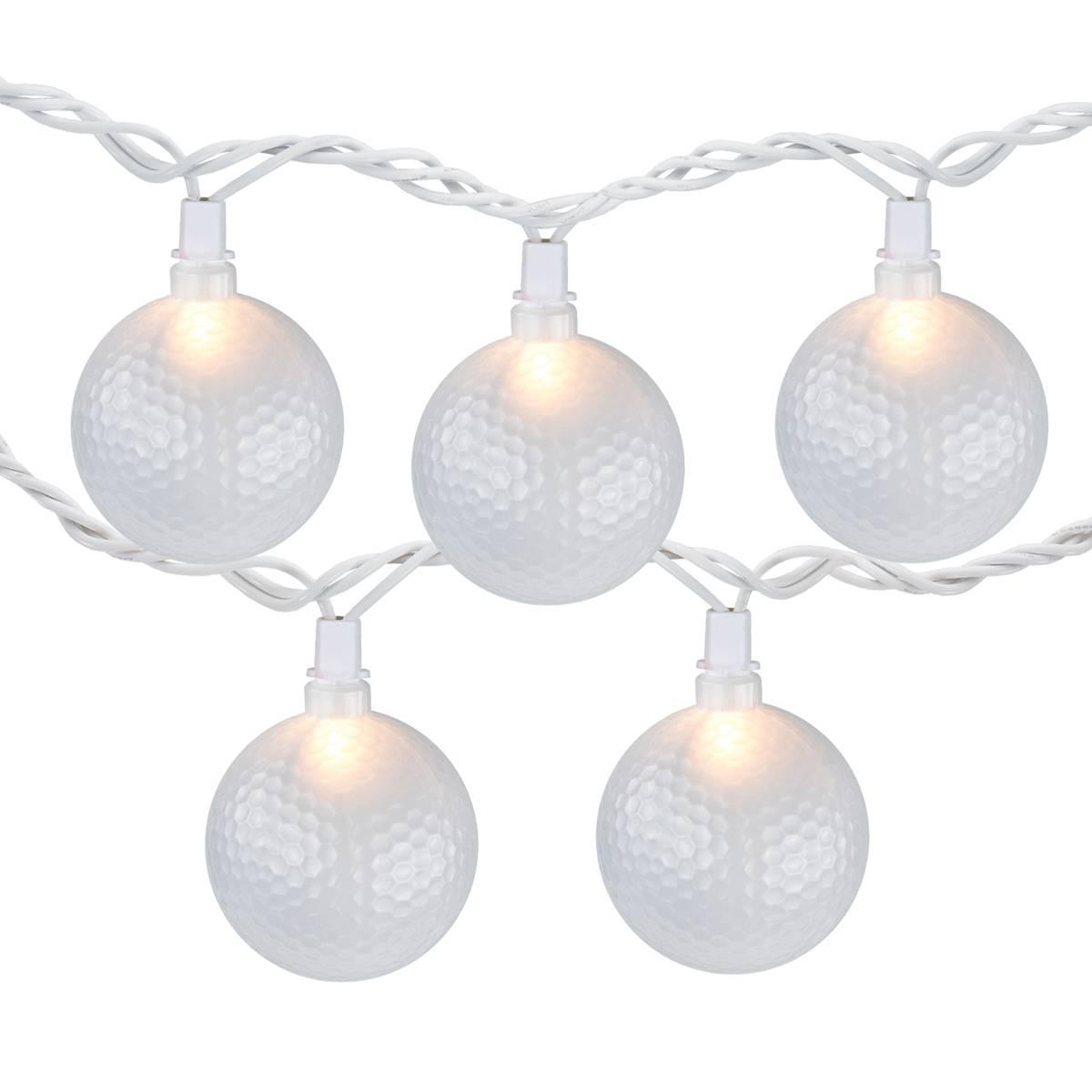 Open Video Modal for Northlight Seasonal 6ft. Golf Ball Patio Light Set