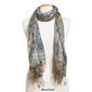 Womens Lurex Paisley Jacquard Pashmina Style Scarf - image 3
