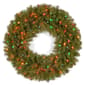 National Tree 36in. Multi-Color Light Norwood Fir Wreath - image 1