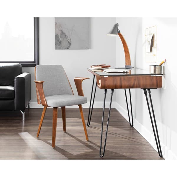 LumiSource Avery Mid-Century Modern Desk