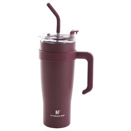 40oz. Tumbler with Handle - Crushed Berry