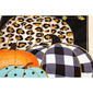 Evergreen Mixed Print Pumpkins Garden Linen Flag - image 3