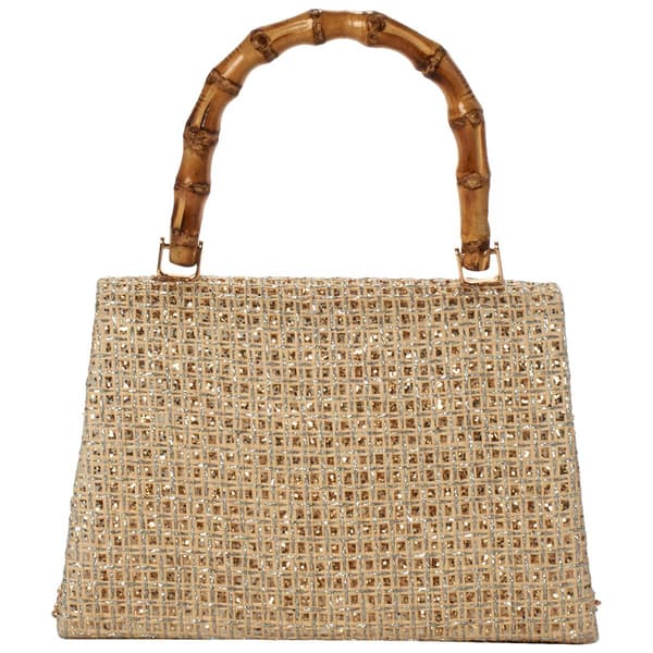 D''Margeaux Top Handle Glitter Evening Bag