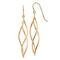 Gold Classics(tm) 14kt. Gold Long Twisted Dangle Earrings - image 1