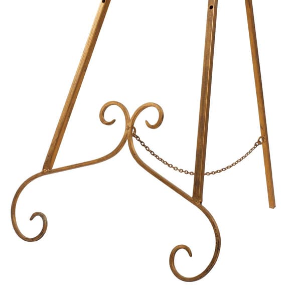 9th & Pike® Gold Iron Metal Traditional Easel