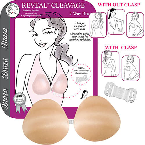 Womens Braza Reveal Cleavage 5 Way Bra