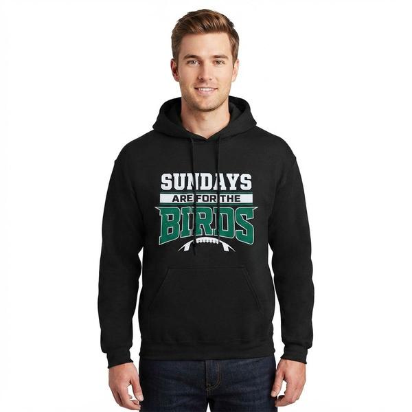 Mens Tailgate Philadelphia Football Sundays For The Birds Hoodie - image 