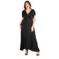 Plus Size 24/7 Comfort Apparel Empire Waist Maxi Dress - image 1