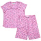 Womens Karen Neuburger Butterfly Fields Bermuda Pajama Set - image 2