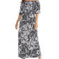 Plus Size Ellen Weaver Off-The-Shoulder Puff Maxi Dress - image 3