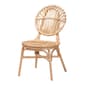 bali & pari Iris Modern Bohemian Natural Rattan Dining Chair - image 1
