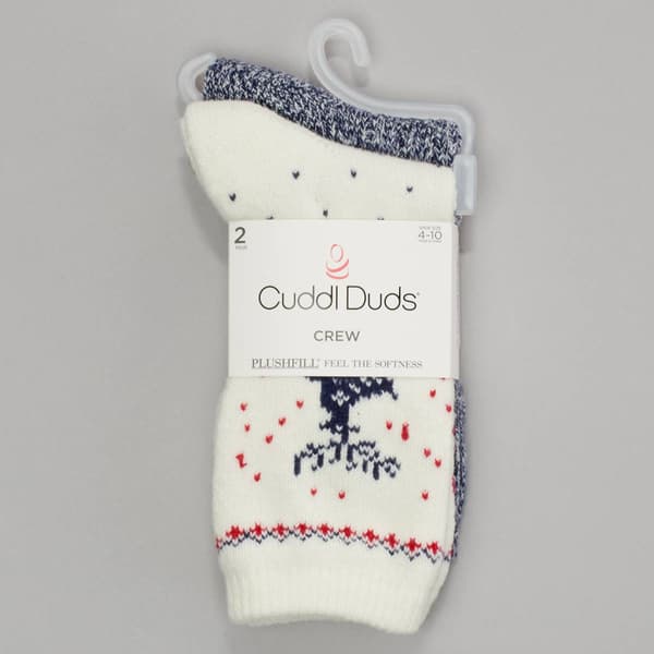 Womens Cuddl Duds 2Pk Reindeer Boot 24.00 - image 