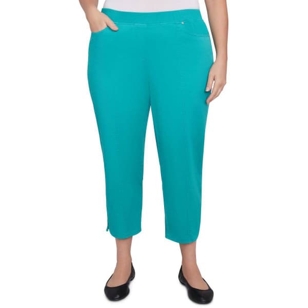Plus Size Alfred Dunner Nantucket Tulip Edge Capri Pants - image 