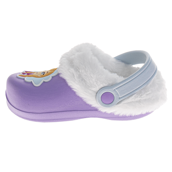 Toddler Girls Disney™ Frozen Anna & Elsa Fuzzy Fleece Lined Clogs