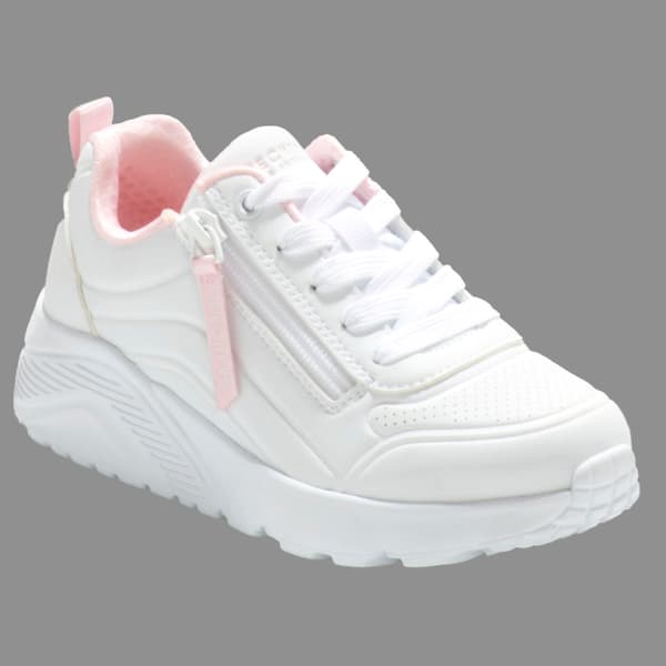 Big Girls Skechers Uno Lite Easy Zip Sneakers - image 