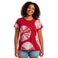 Plus Size Mountain Ridge Short Sleeve Swirl Tie Dye Tee - image 2